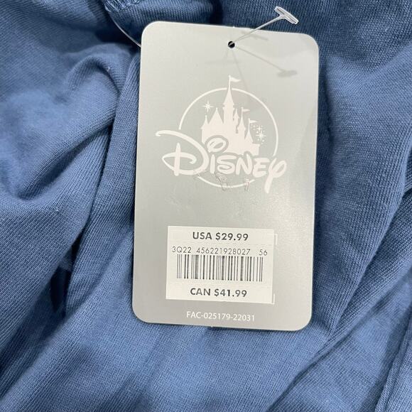 Disney Parks Disneyland Long Sleeve Shirt Mickey Mouse Blue Rose Gold Youth XL - Picture 3 of 6